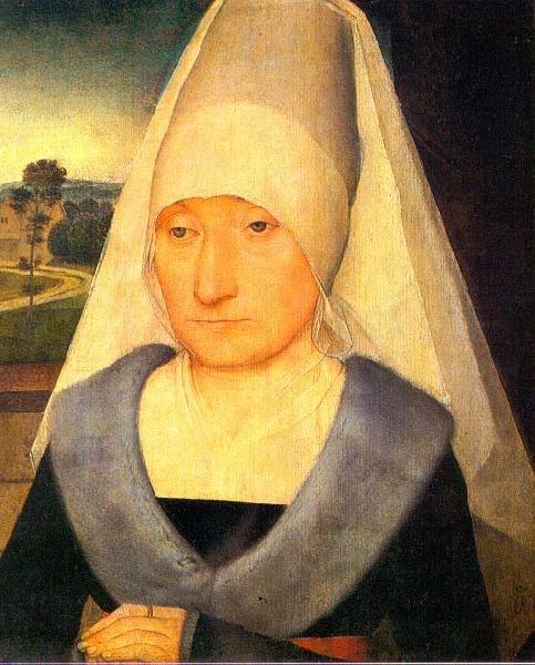 Hans Memling Portrait of an Old Woman oil painting image